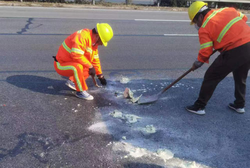 叶县公路下沉注浆加固